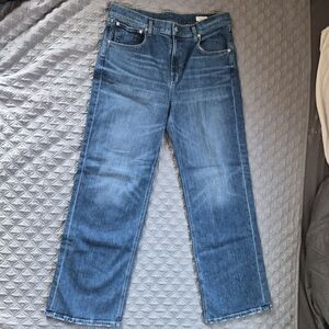 AYR "The Secret Sauce" High-Rise, Wide-Leg Jeans, Good Mood, Womens Size 34 EUC